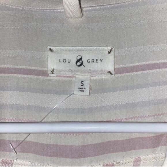 Lou & Grey Tie-front Button Up Shirt(Size Small) - Picture 7 of 7